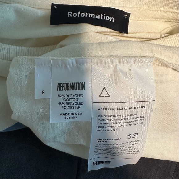 Reformation Retro Rainbow Stripe Tee - Picture 4 of 4